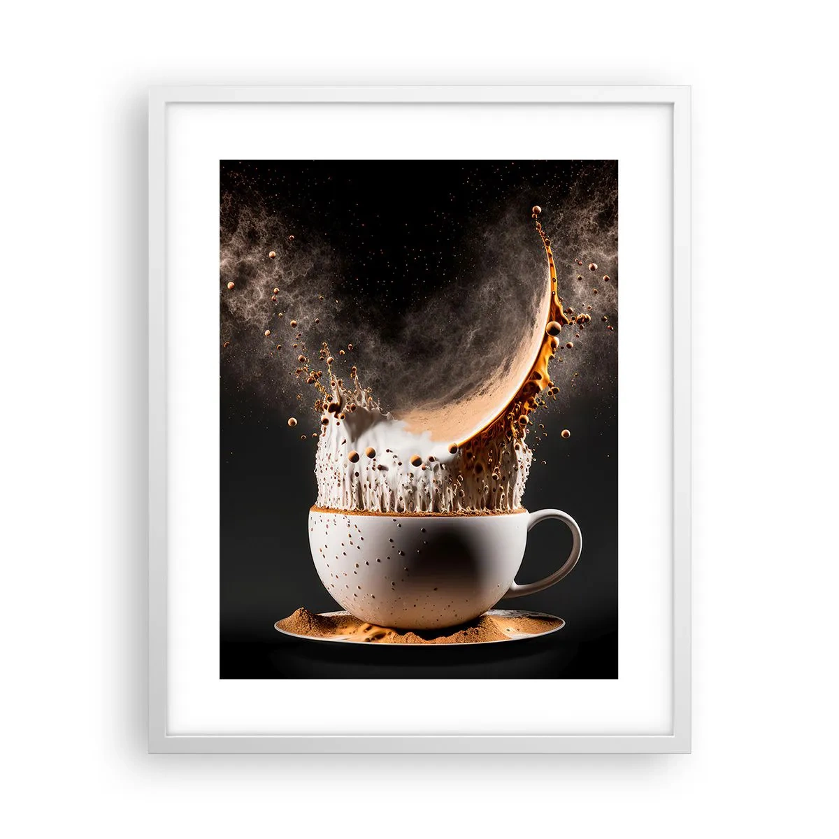 Póster en marco blanco - Una explosión de sabor - 40x50 cm