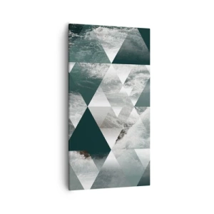 Cuadro sobre lienzo - Impresión de Imagen - Una perspectiva de cristal - 55x100 cm