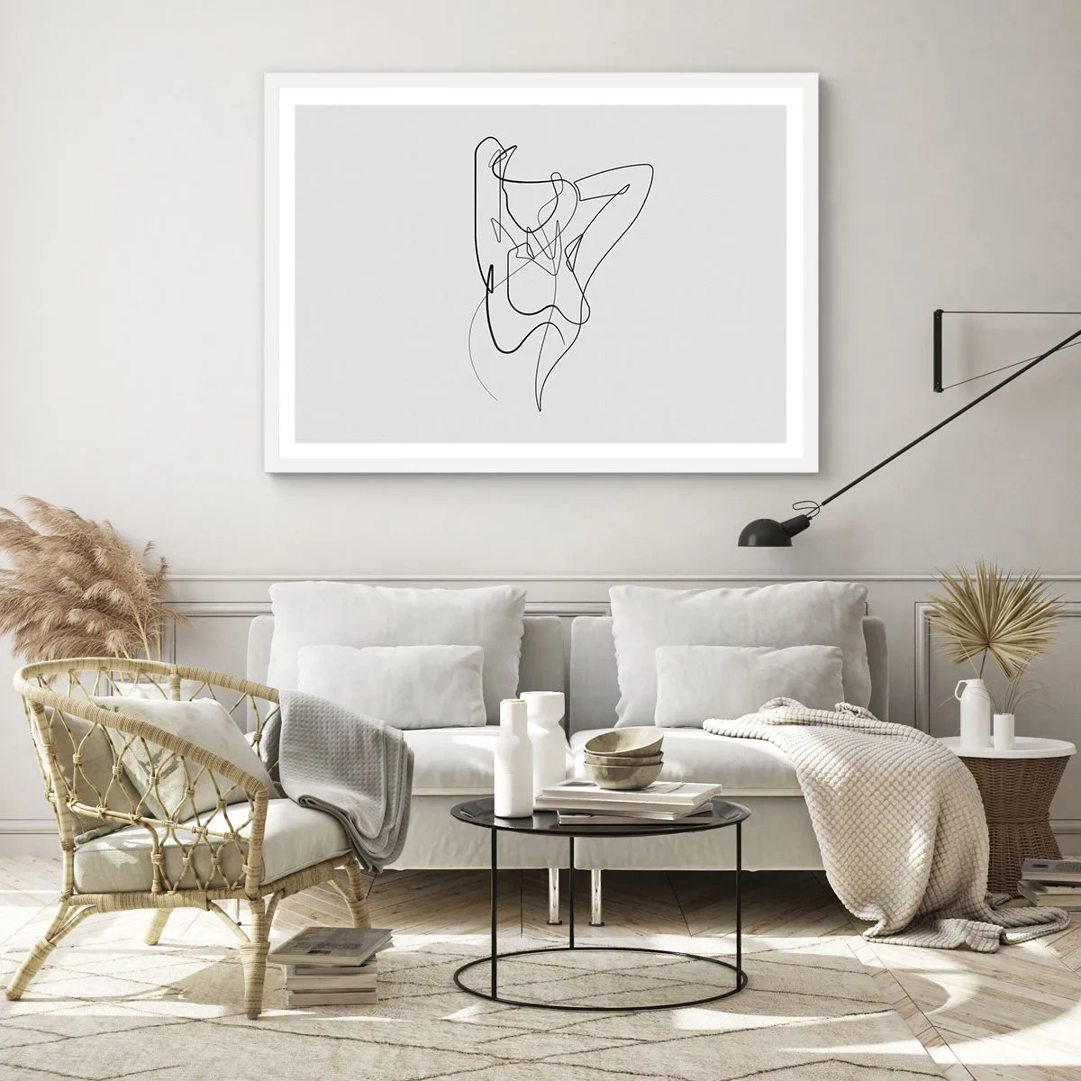 Póster en marco blanco - Realmente, tal y como eres - 40x30 cm