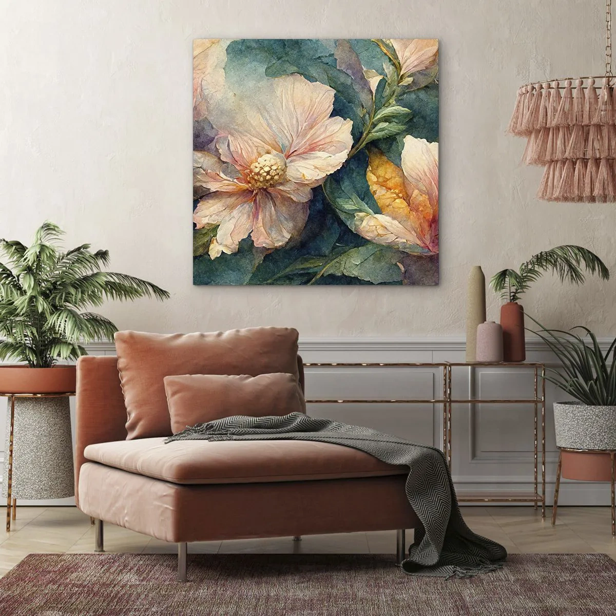 Cuadro sobre lienzo - Impresión de Imagen - La sutileza misma - 50x50 cm