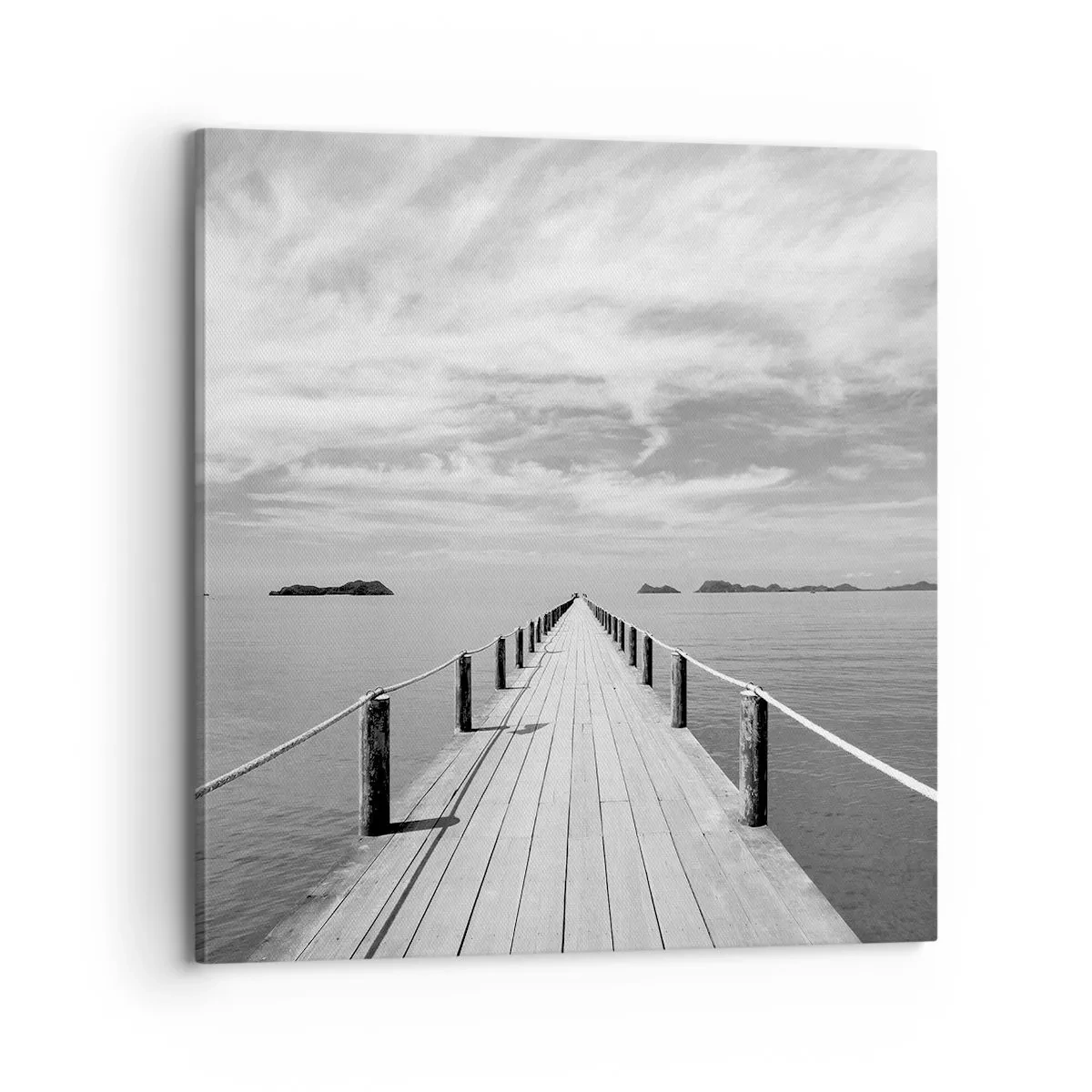 Cuadro sobre lienzo - Impresión de Imagen - Hora de viajar - 70x70 cm