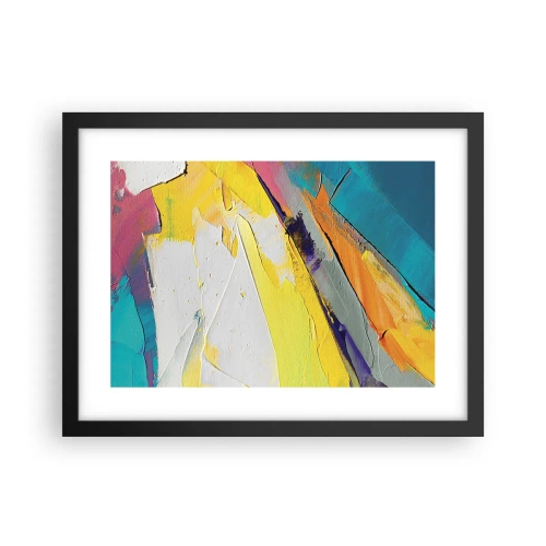 Póster en marco negro - Anatomía de la luz - 40x30 cm