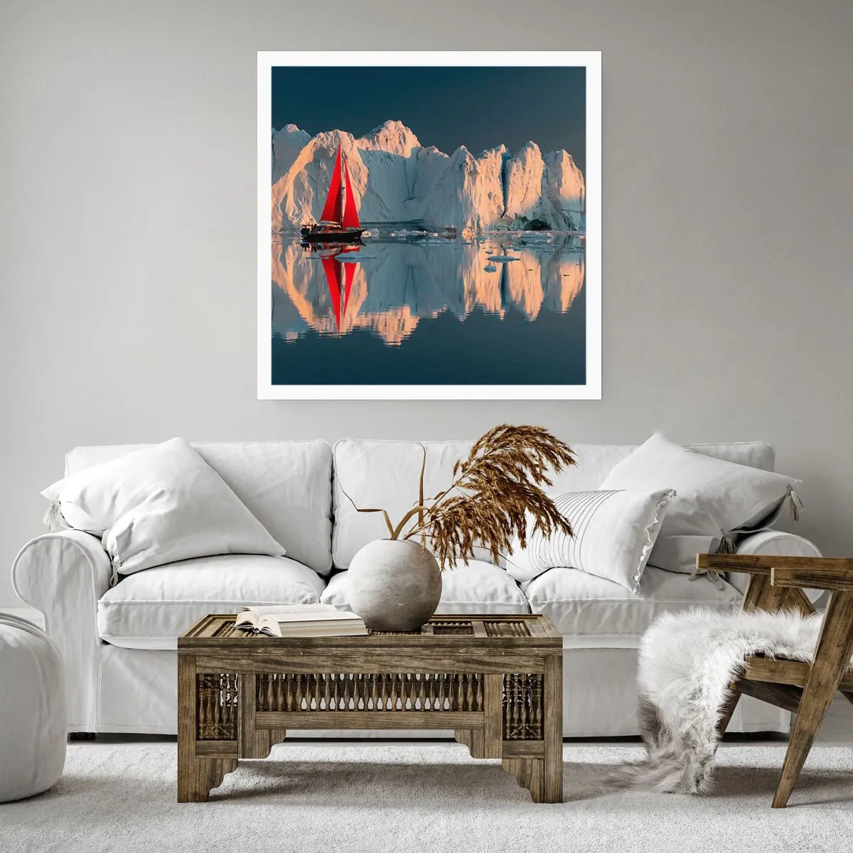 Póster - En el límite del mundo - 50x50 cm