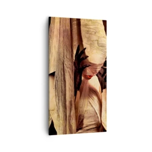 Cuadro sobre lienzo - Impresión de Imagen - Entre el bien y el mal - 55x100 cm