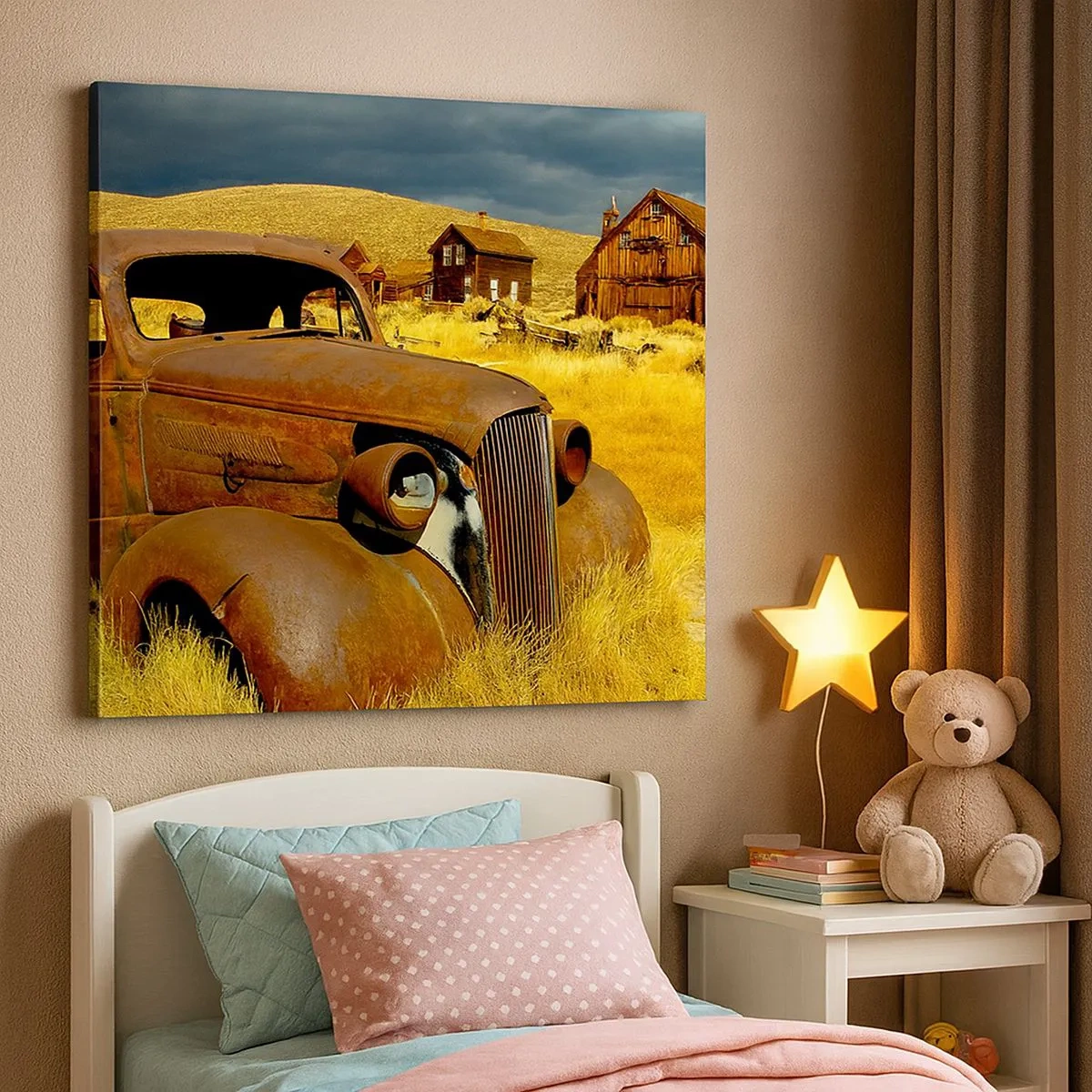 Cuadro sobre lienzo - Impresión de Imagen - Un merecido descanso - 30x30 cm