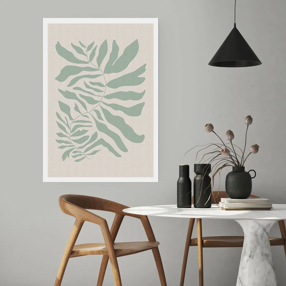 Póster - Rama esmeralda - 70x100 cm