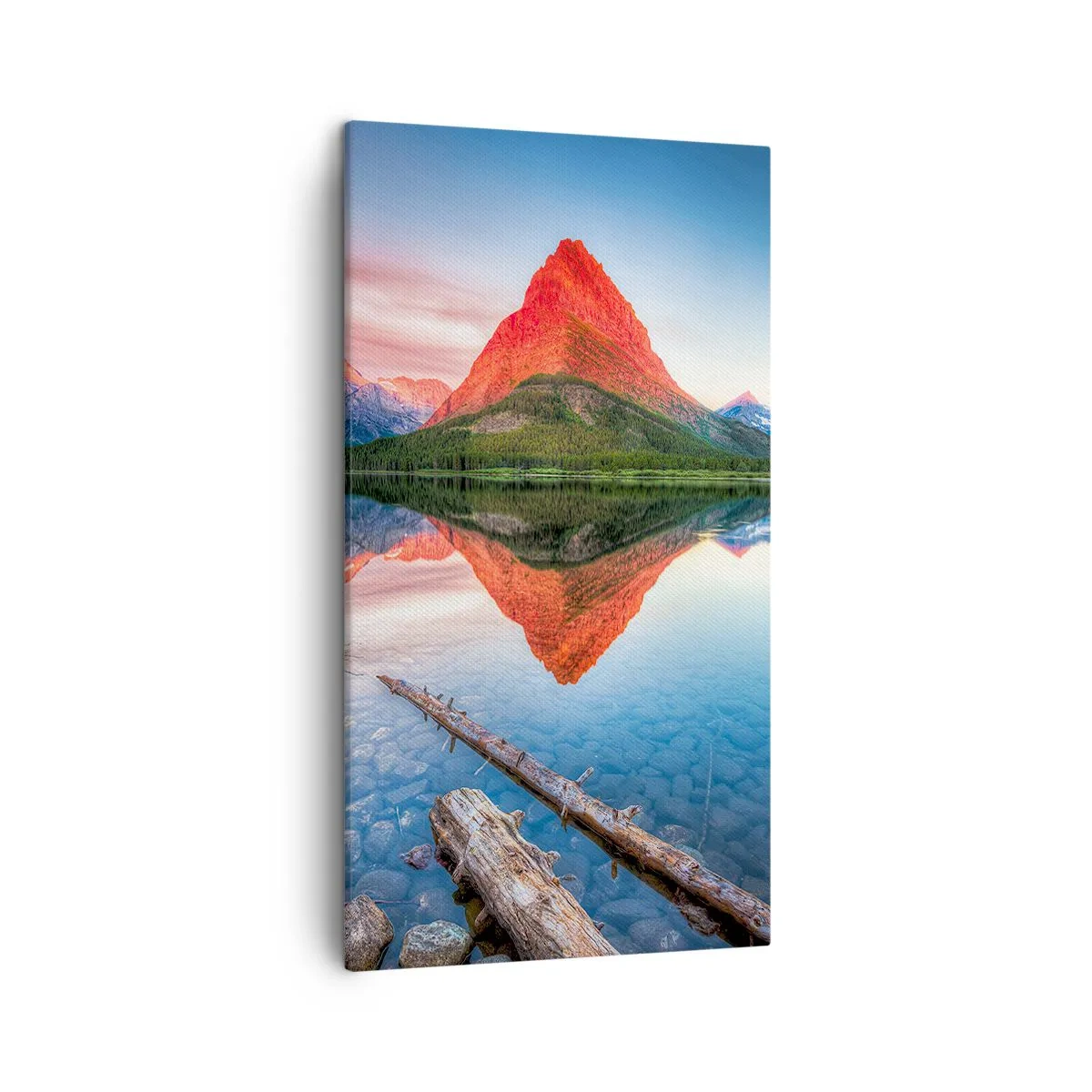 Cuadro sobre lienzo - Impresión de Imagen - Cálido y frío - 45x80 cm