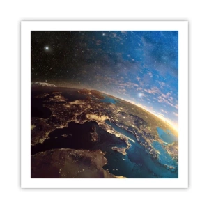 Póster - Mirémonos a nosotros mismos desde la distancia - 60x60 cm