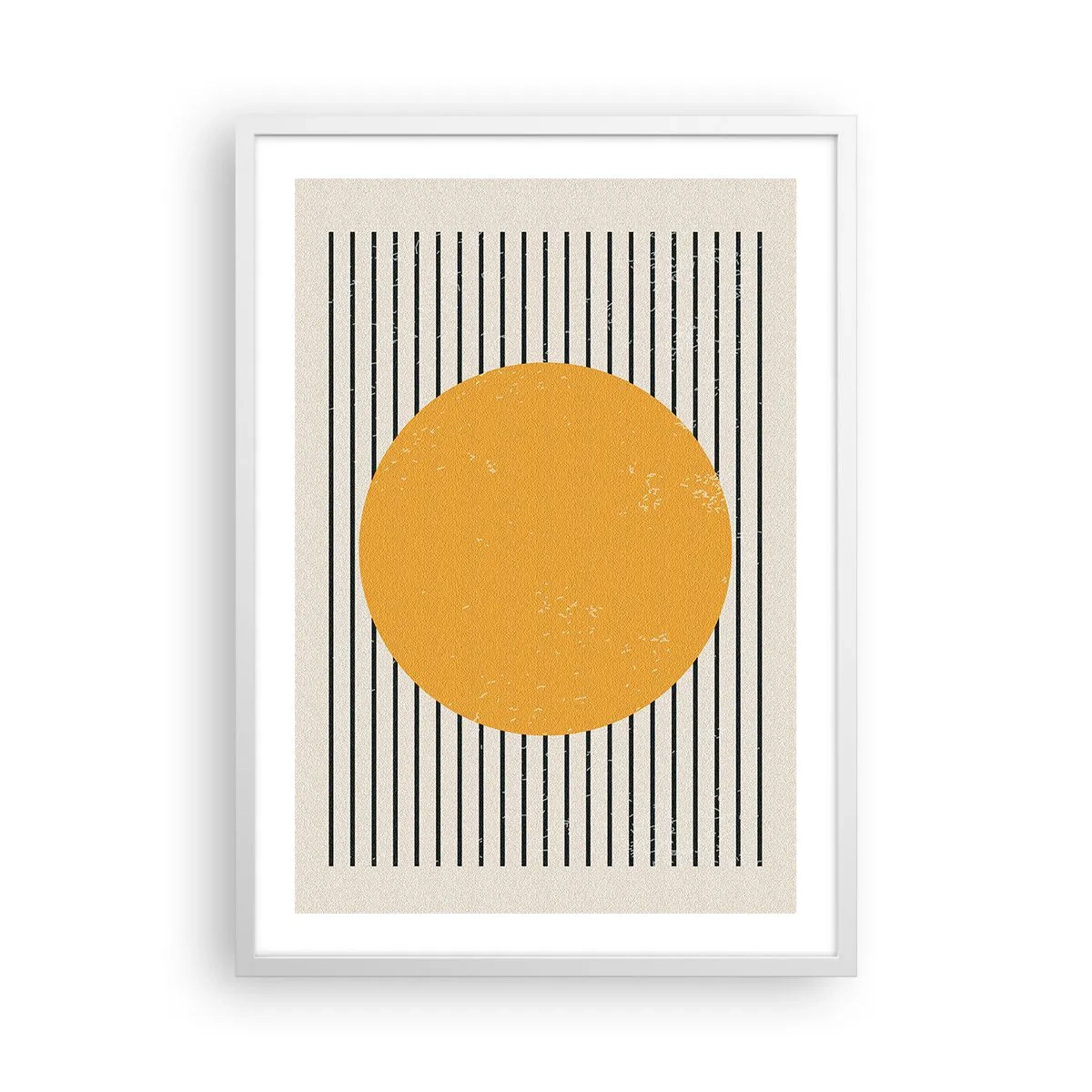 Póster en marco blanco - El poder de la sencillez - 50x70 cm