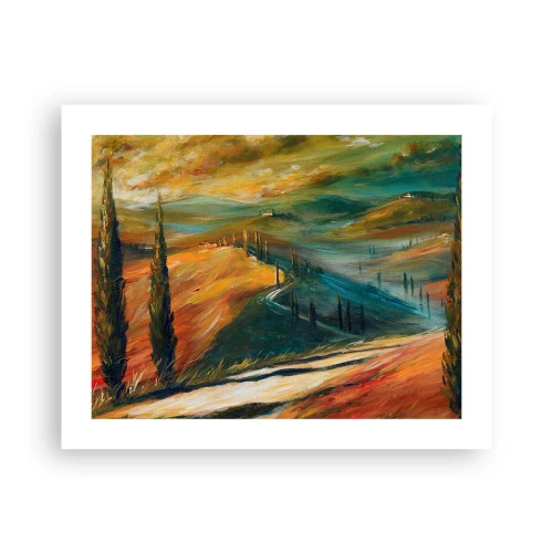Póster - Paisaje toscano - 50x40 cm
