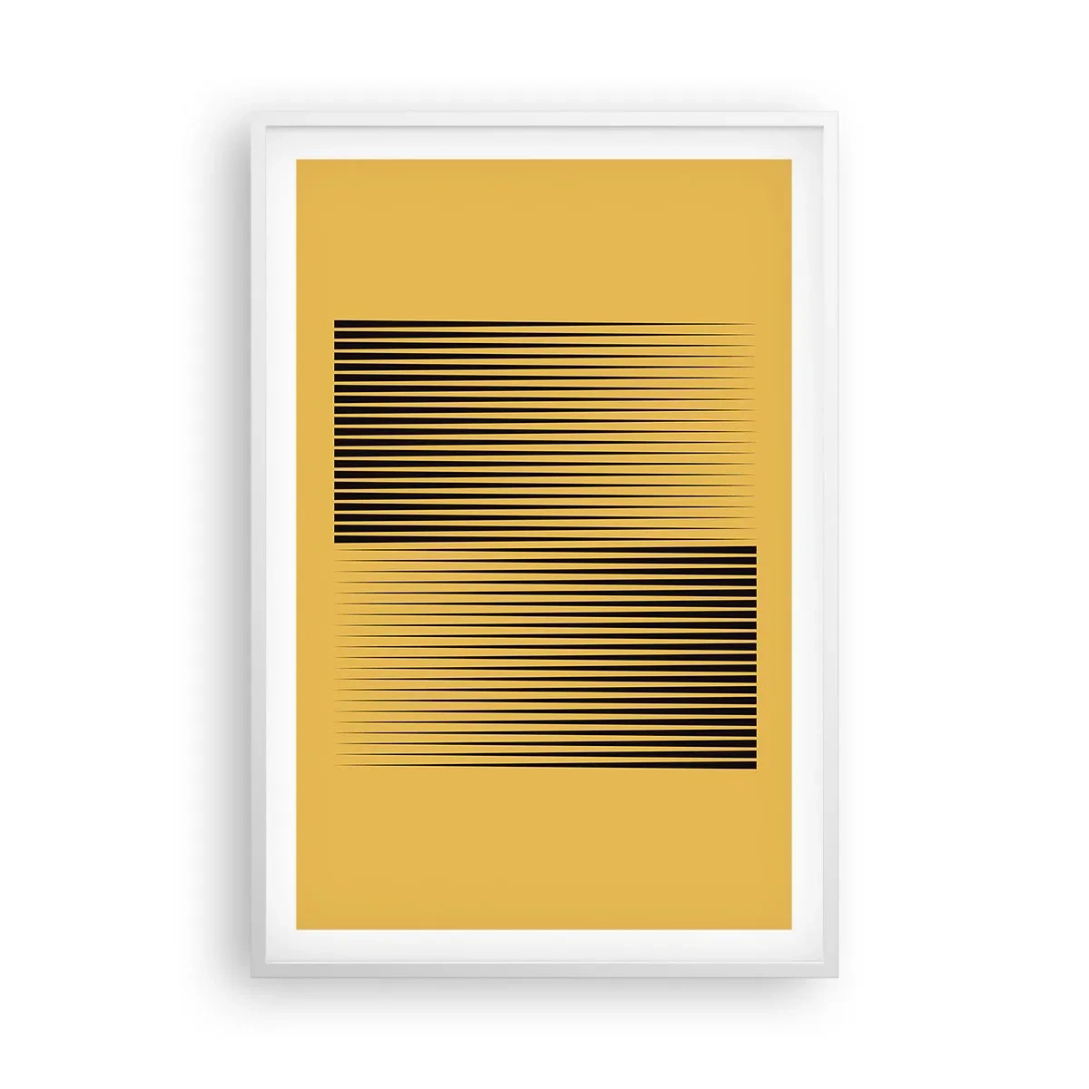 Póster en marco blanco - Cuadrado de opuestos - 61x91 cm