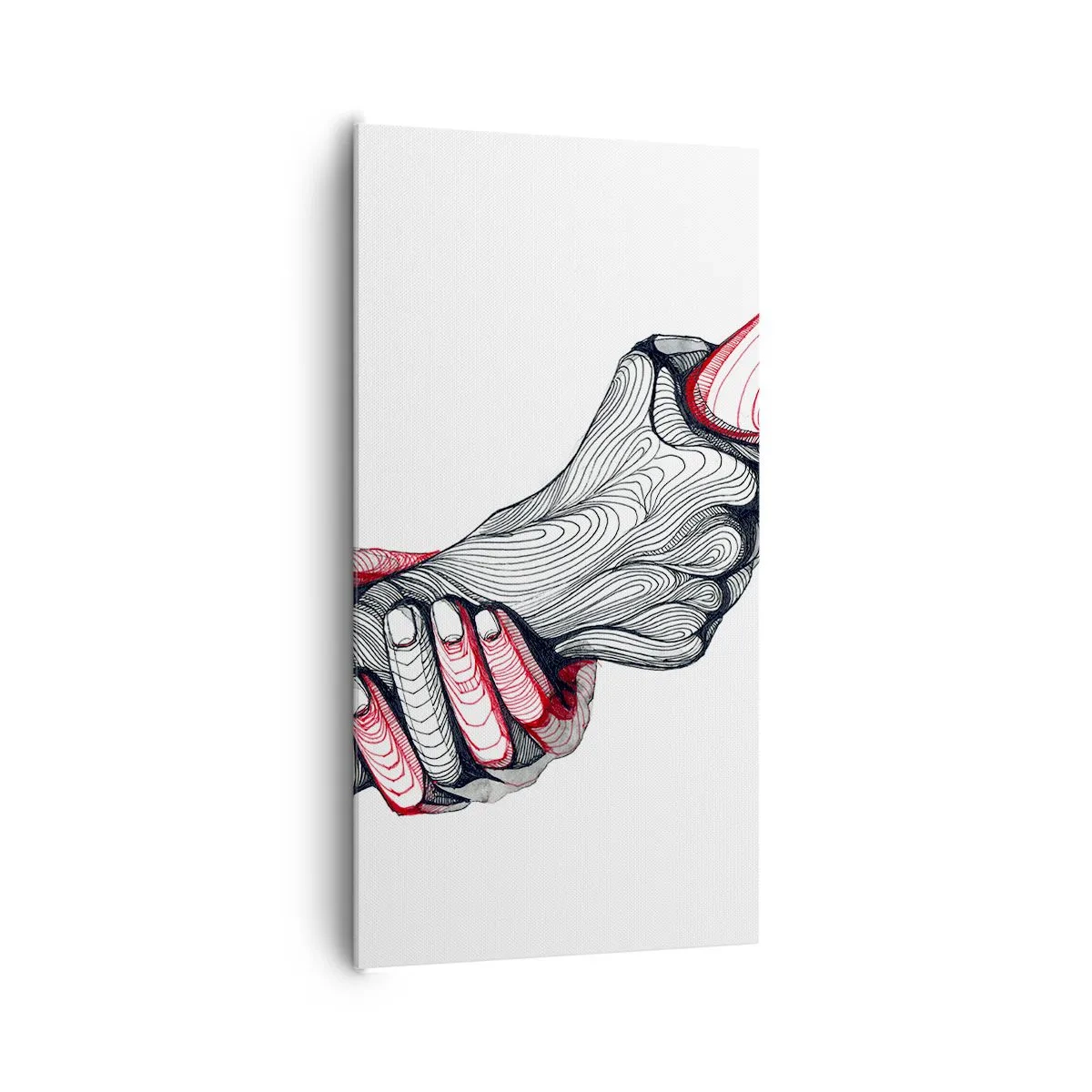 Cuadro sobre lienzo - Impresión de Imagen - Estás en buenas manos - 65x120 cm