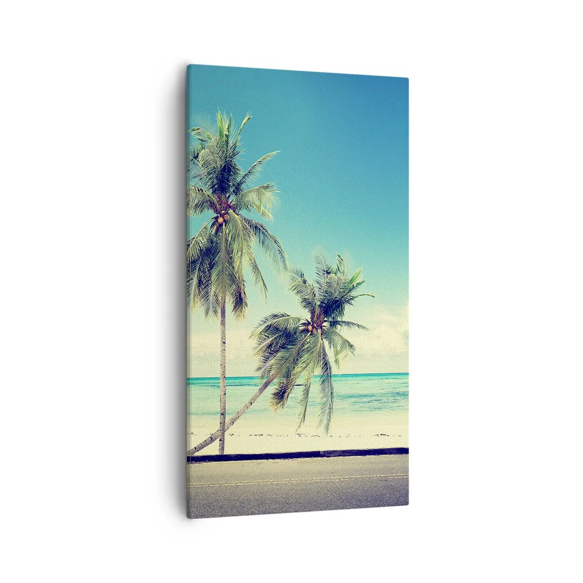 Cuadro sobre lienzo - Impresión de Imagen - Comienzan las vacaciones - 55x100 cm