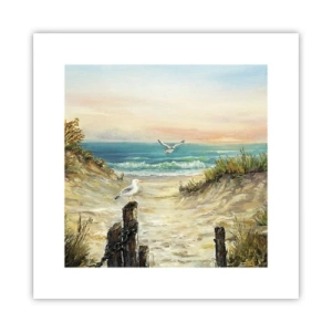 Póster - Un retiro ventoso - 30x30 cm