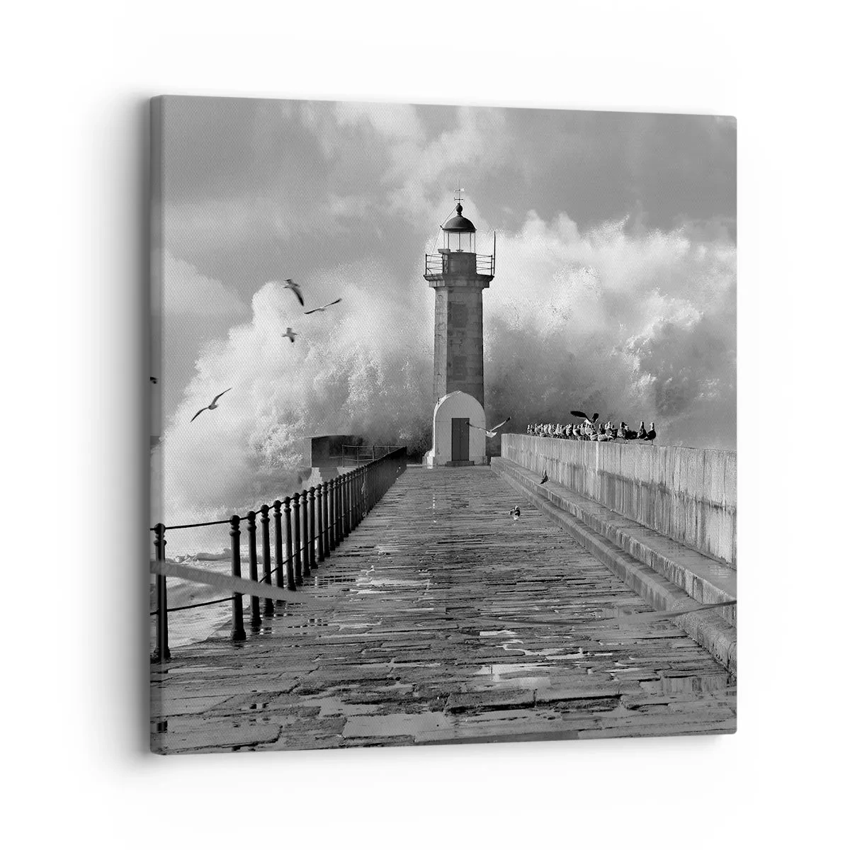 Cuadro sobre lienzo - Impresión de Imagen - Audaz - 30x30 cm