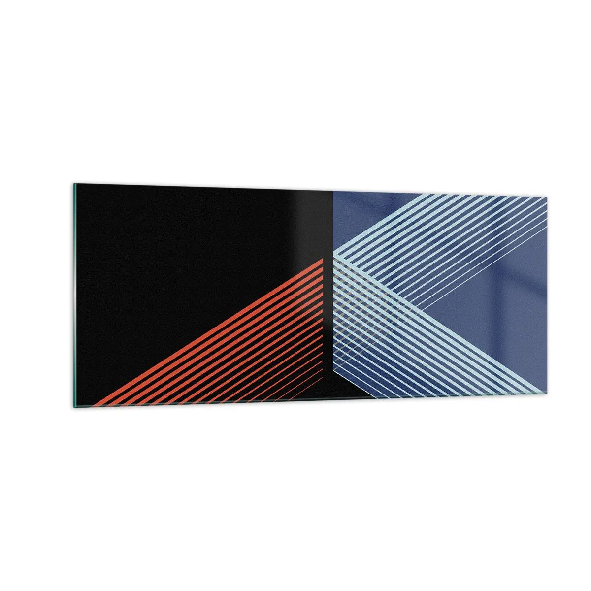 Cuadro sobre vidrio - Impresiones sobre Vidrio - La rectitud - 100x40 cm