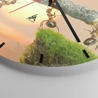 Esfera sin numeración, con rayas