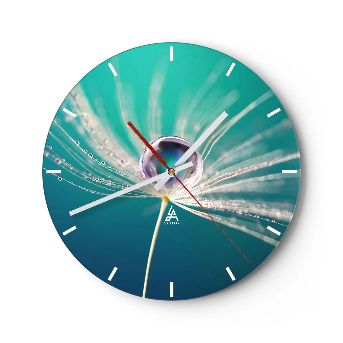 Reloj de pared - Reloj de vidrio - Momento místico - 40x40 cm