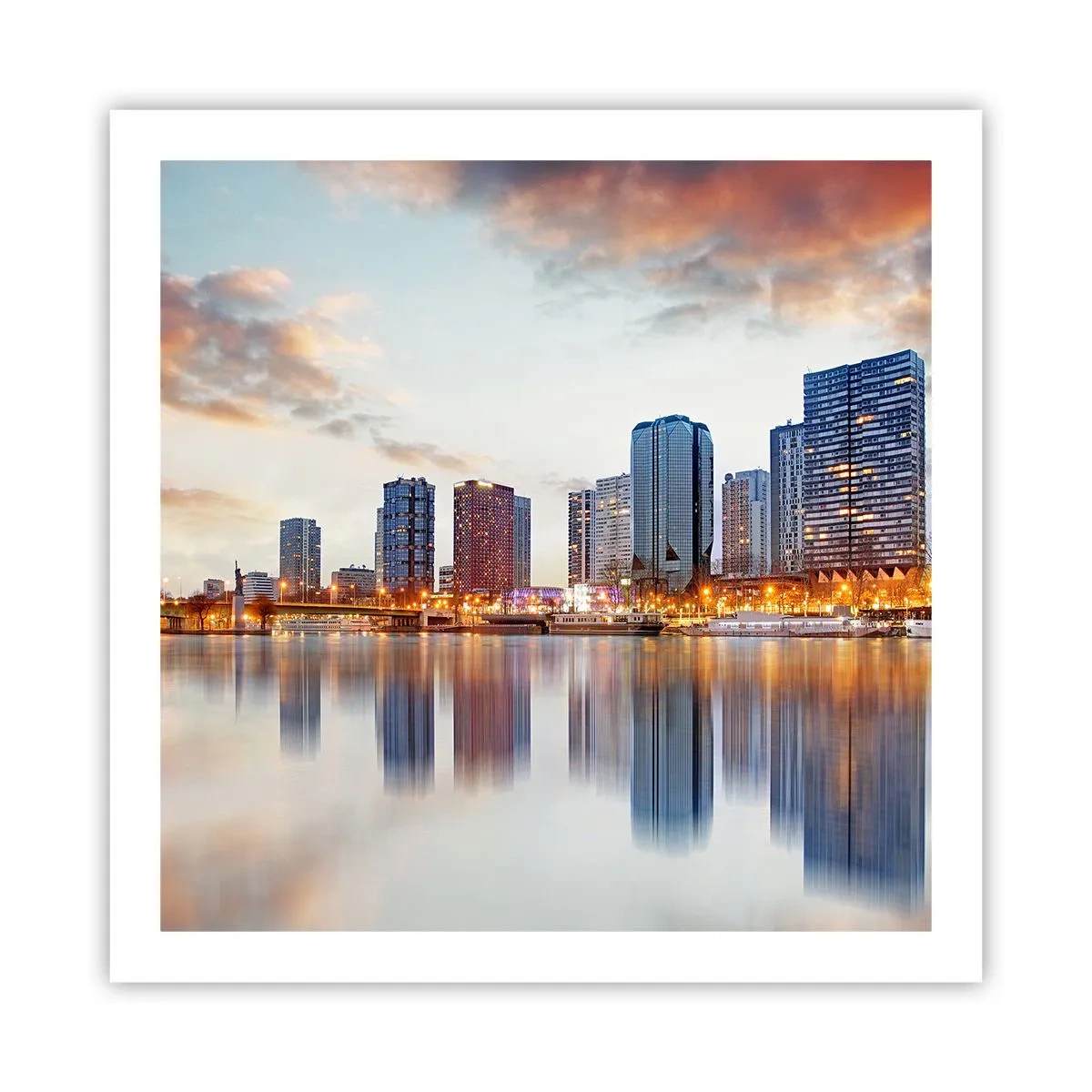 Póster - La calma monumental de París - 60x60 cm