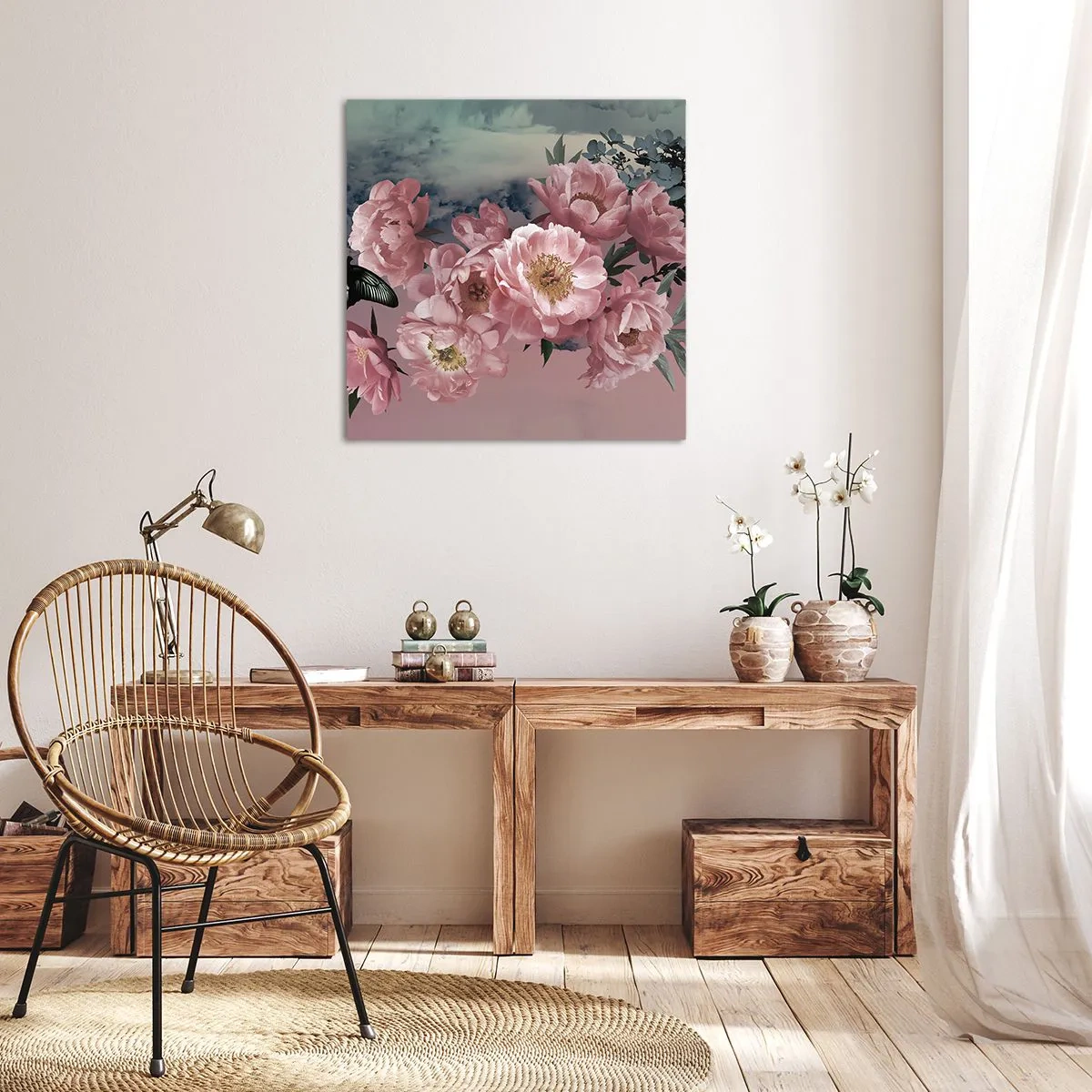 Cuadro sobre lienzo - Impresión de Imagen - La cúspide del romance - 60x60 cm