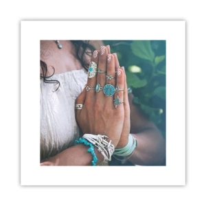 Póster - Conocimiento interior - 30x30 cm