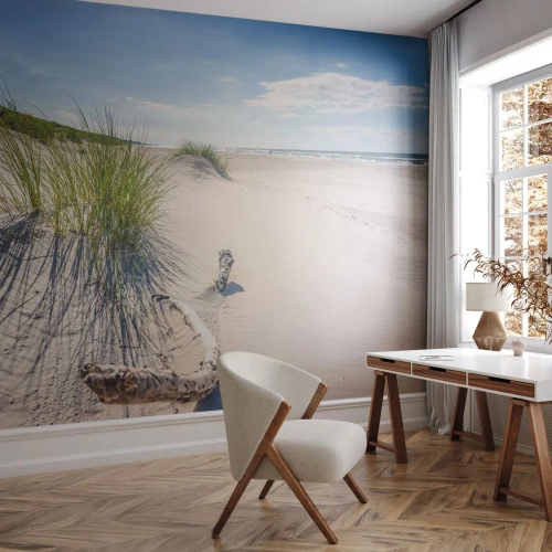 Fotomural Premium Canvas - ¿La más bella? Báltico - Mar, Playa, Duna - 250x175 cm