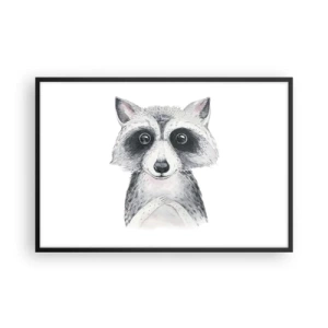 Póster en marco negro - Un momento para la emoción - 91x61 cm