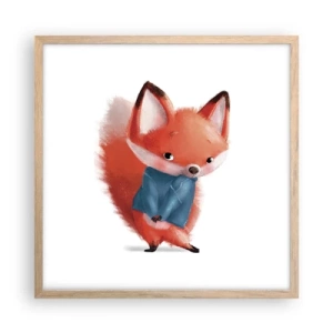 Póster en marco roble claro - ¿Me veo bien con esto? - 50x50 cm