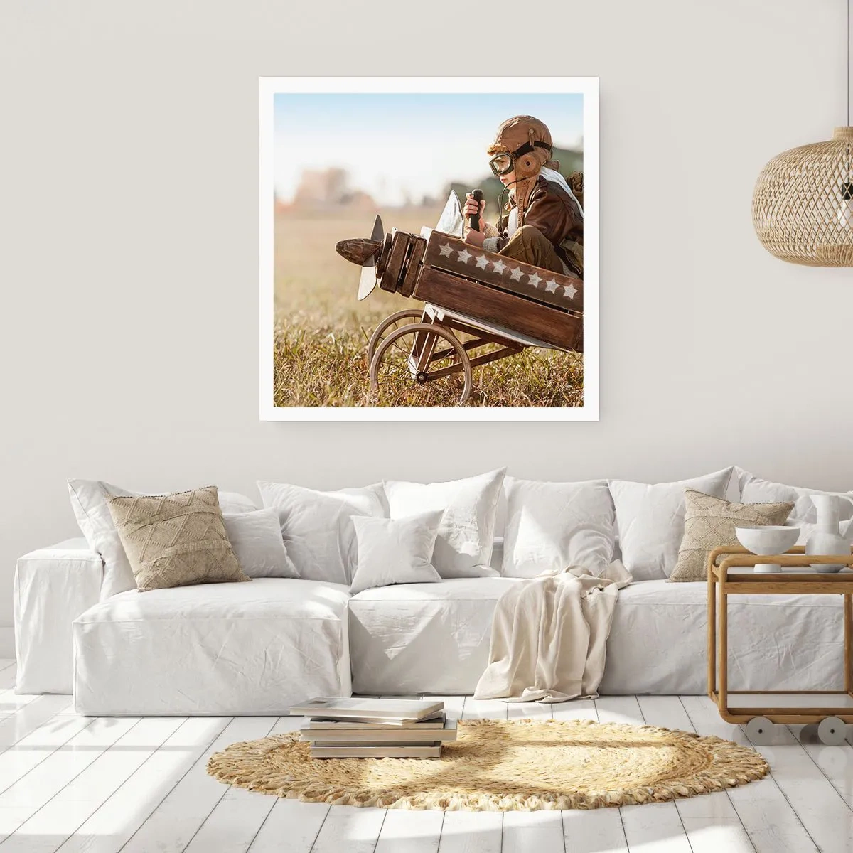 Póster - Despegue hacia un sueño - 60x60 cm