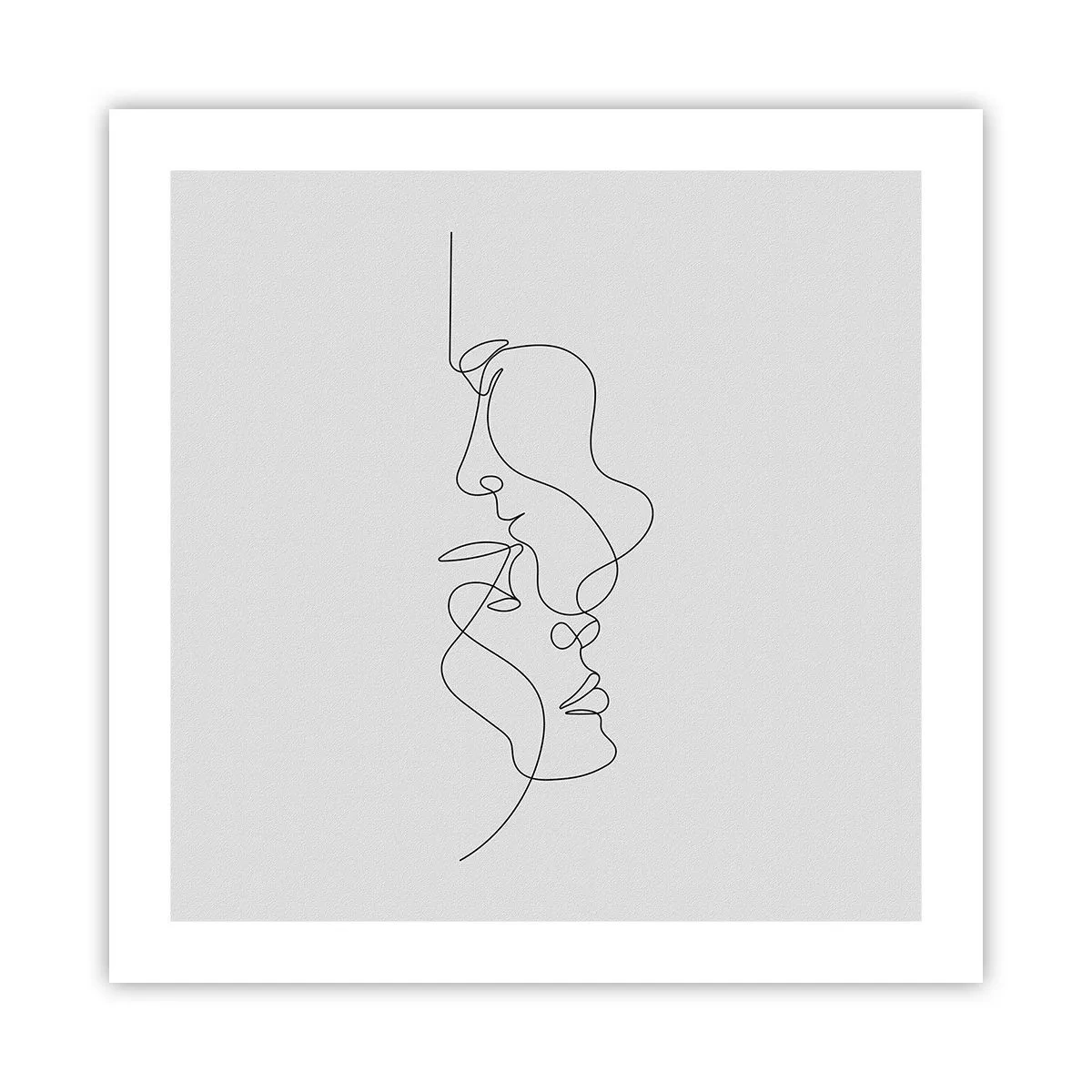 Póster - El calor de los deseos lúgubres - 50x50 cm