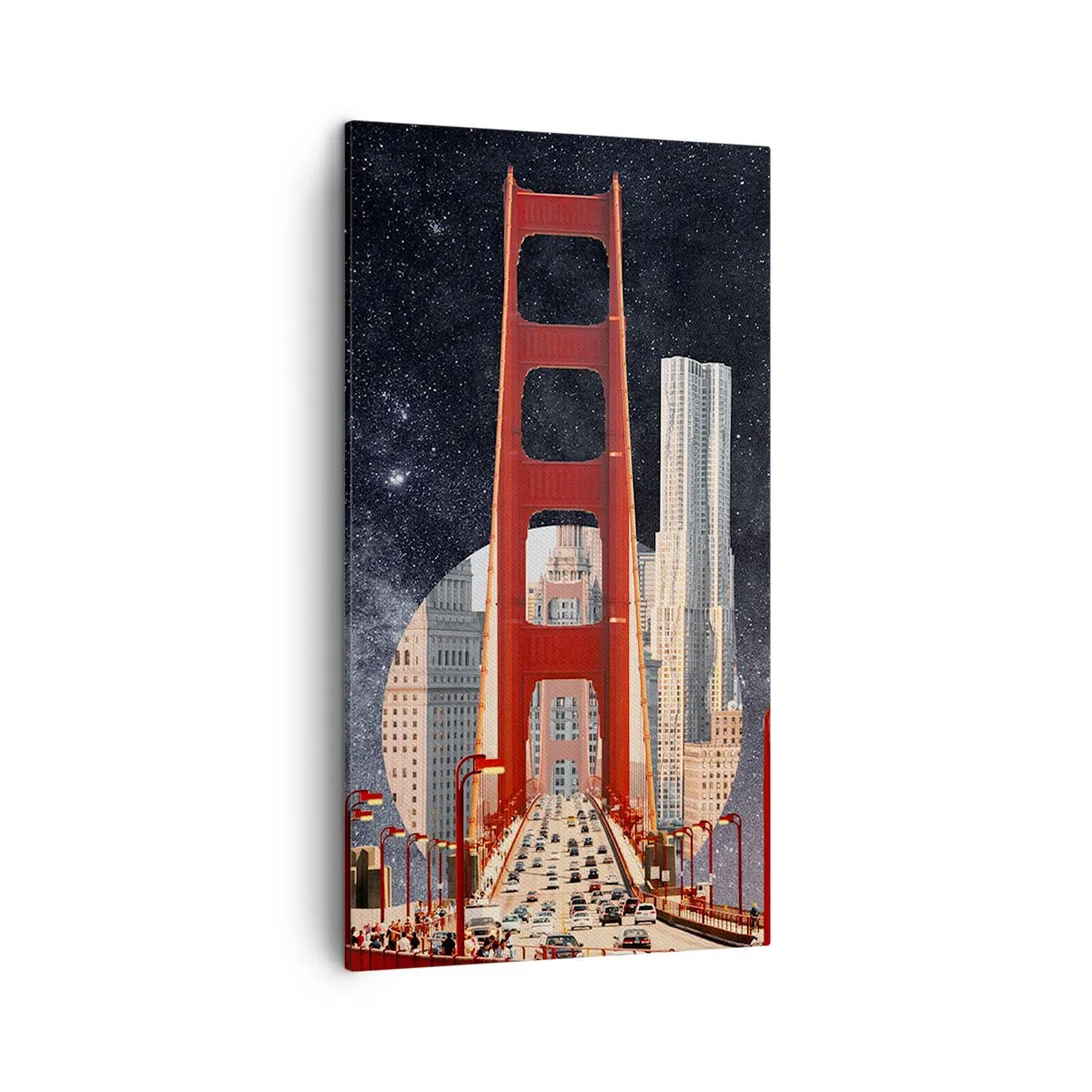 Cuadro sobre lienzo - Impresión de Imagen - Siempre en el centro - 45x80 cm