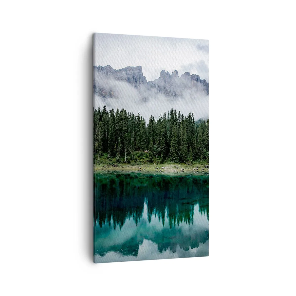 Cuadro sobre lienzo - Impresión de Imagen - Calla, calla, no despertemos al agua dormida.... - 45x80 cm