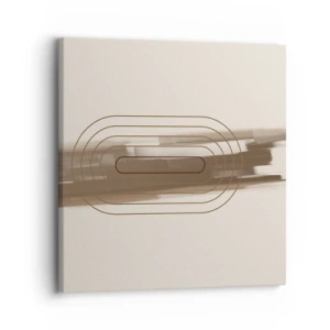 Cuadro sobre lienzo - Impresión de Imagen - Un soplo de gris - 30x30 cm