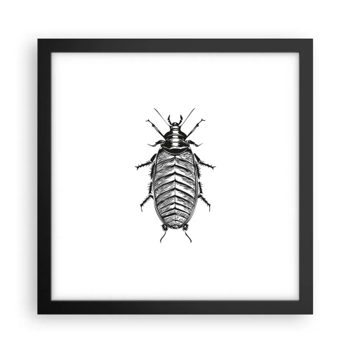 Póster en marco negro - ¡Qué espécimen! - 30x30 cm