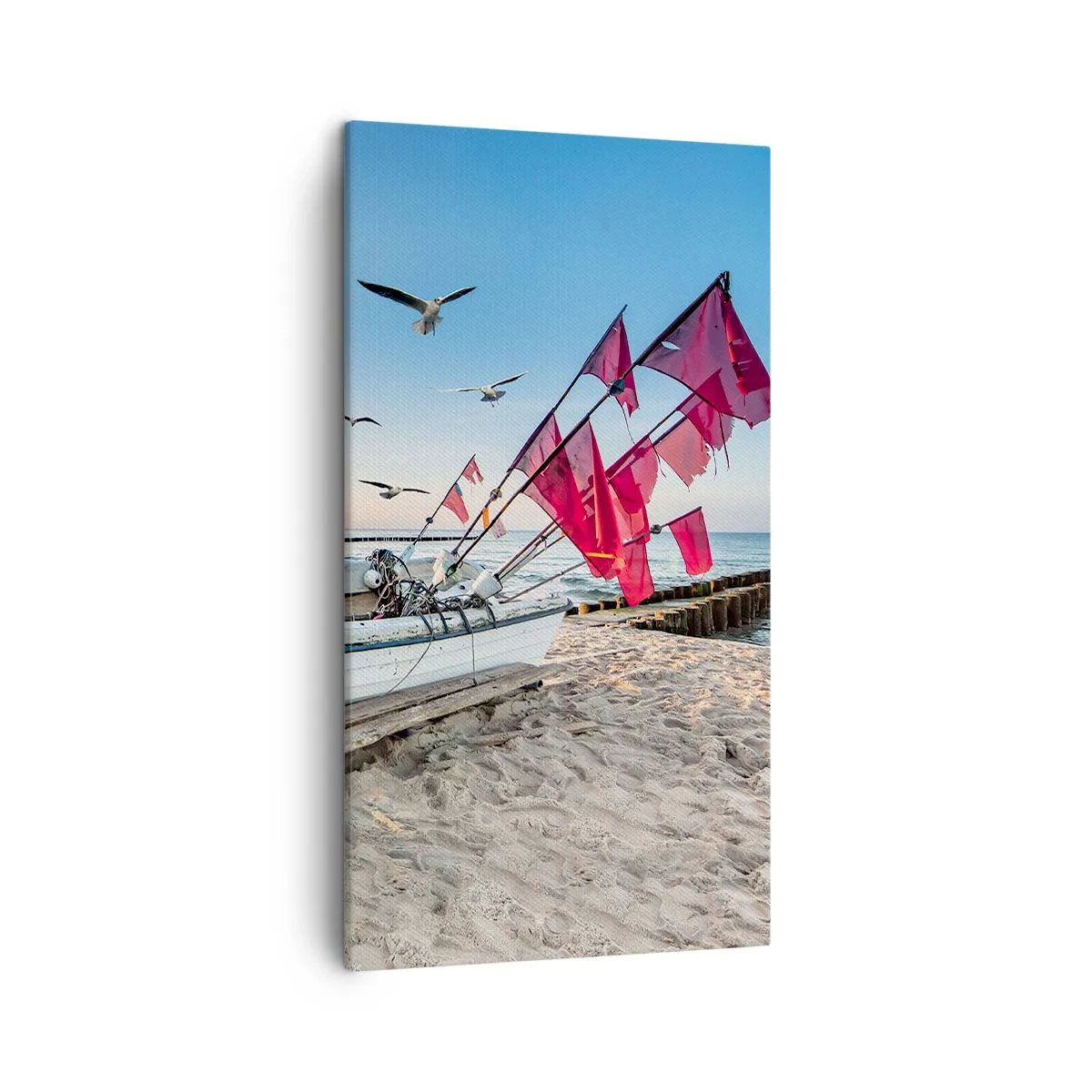 Cuadro sobre lienzo - Impresión de Imagen - Un merecido descanso - 45x80 cm