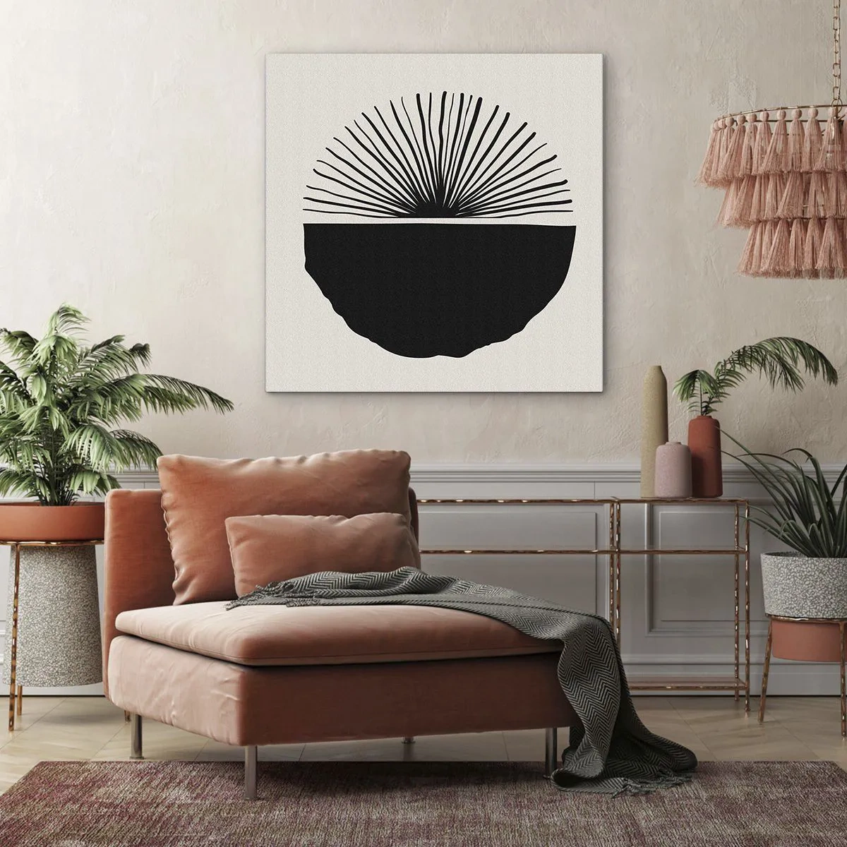Cuadro sobre lienzo - Impresión de Imagen - Un abanico de posibilidades - 30x30 cm