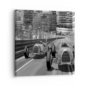 Cuadro sobre lienzo - Impresión de Imagen - Érase una vez en Montecarlo - 30x30 cm