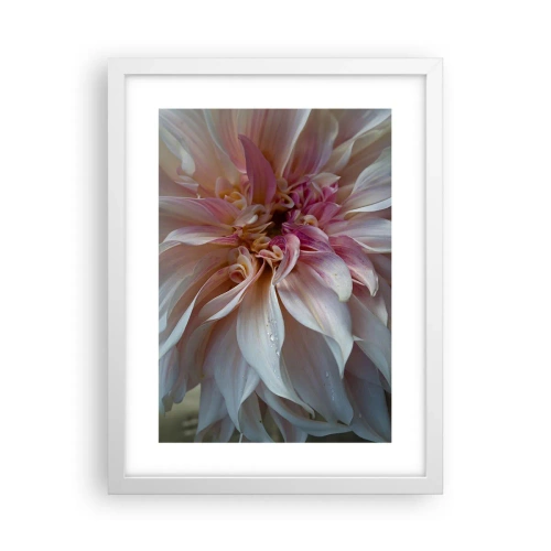 Póster en marco blanco - Frescura floreciente - 30x40 cm