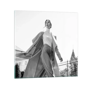 Cuadro sobre vidrio - Impresiones sobre Vidrio - ¿Vienes conmigo? - 70x70 cm