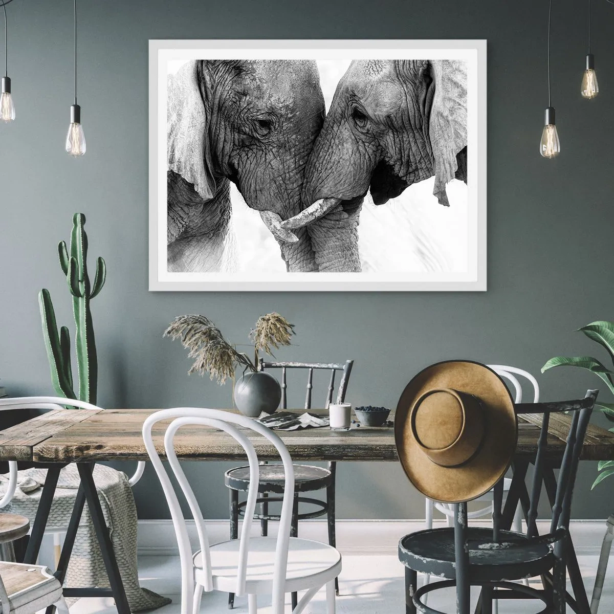Póster en marco blanco - Una confesión sincera - 100x70 cm