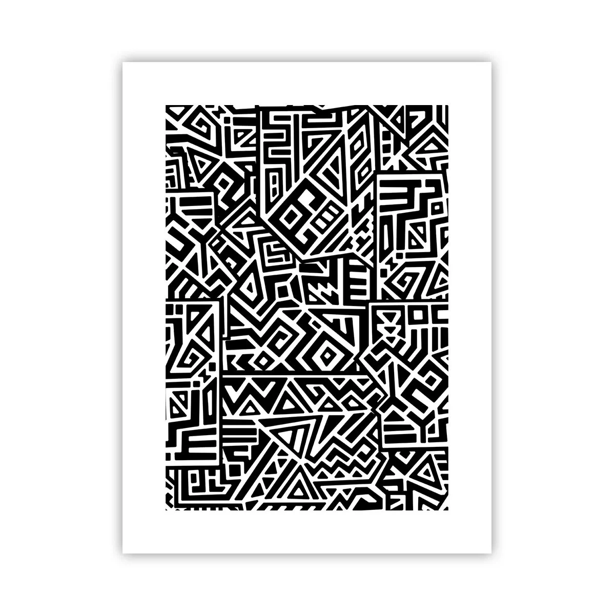 Póster - Composición precolombina - 30x40 cm