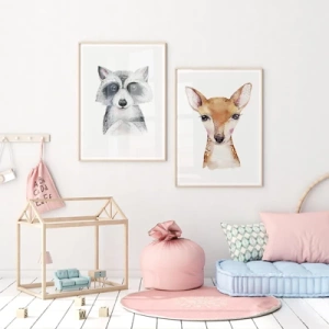 Animal portraits - Inspiración para una habitación infantil