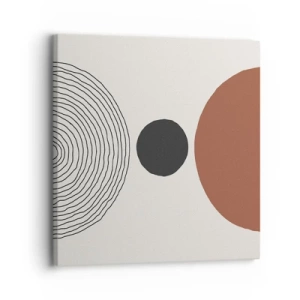 Cuadro sobre lienzo - Impresión de Imagen - En el centro de la atención - 30x30 cm