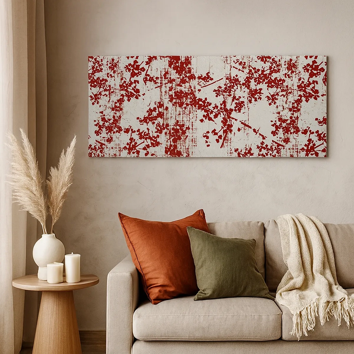 Cuadro sobre lienzo - Impresión de Imagen - Como un viejo percal - 30x30 cm