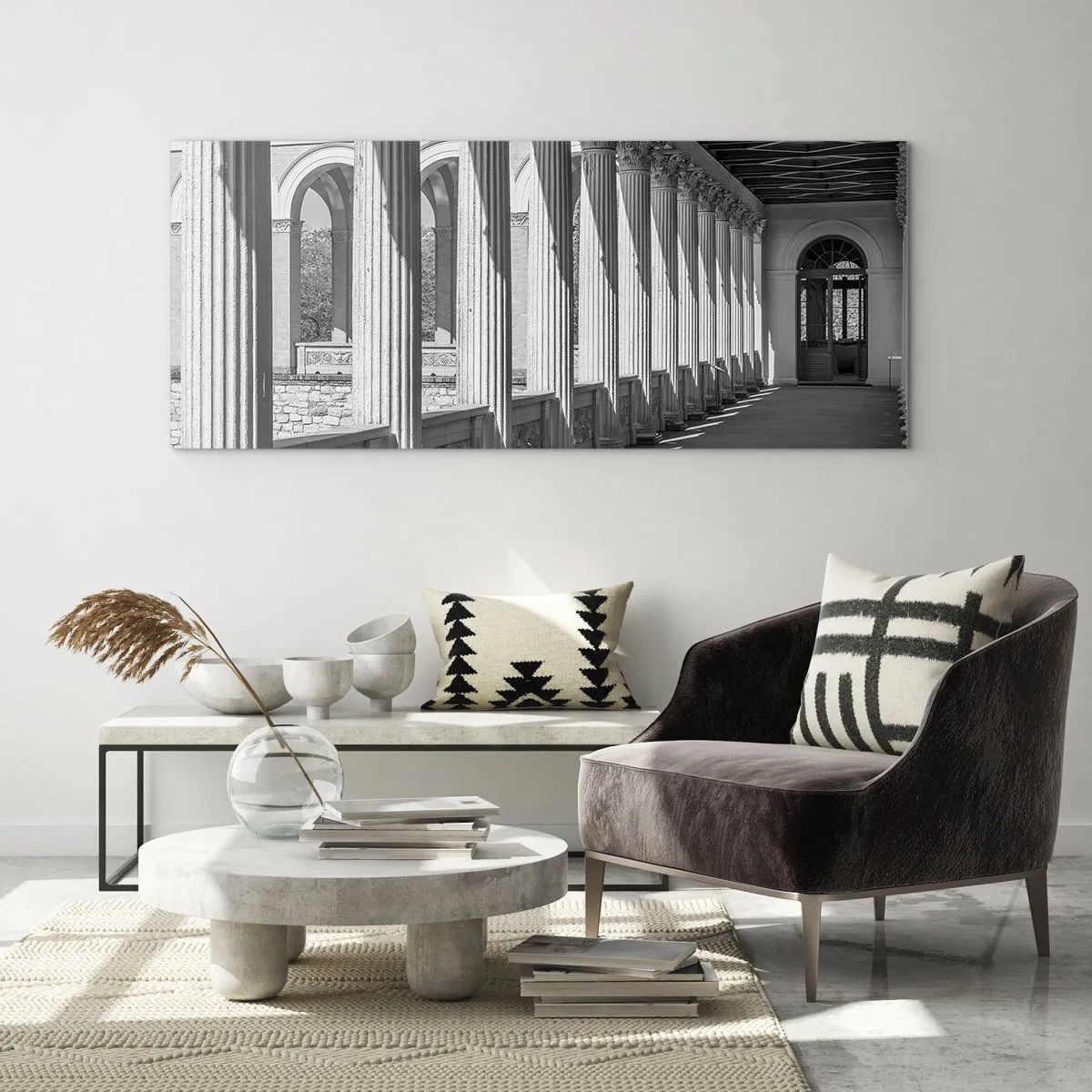 Cuadro sobre vidrio - Impresiones sobre Vidrio - Galería soleada - 100x40 cm