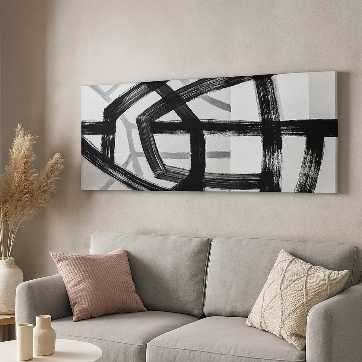 Cuadro sobre lienzo - Impresión de Imagen - Construir profundidad - 30x30 cm