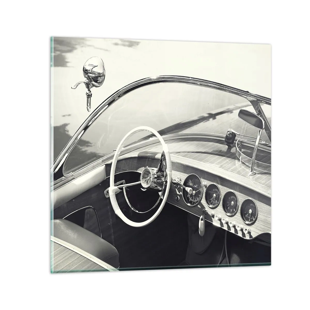 Cuadro sobre vidrio - Impresiones sobre Vidrio - Tiempo para los ricos - 60x60 cm