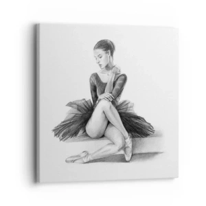 Cuadro sobre lienzo - Impresión de Imagen - Amante de la danza - 30x30 cm