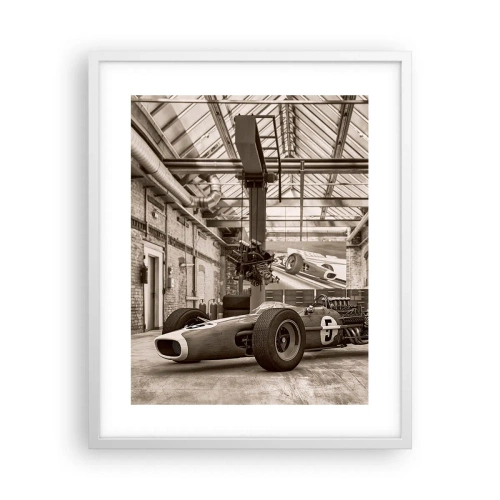 Póster en marco blanco - El descanso del vencedor - 40x50 cm