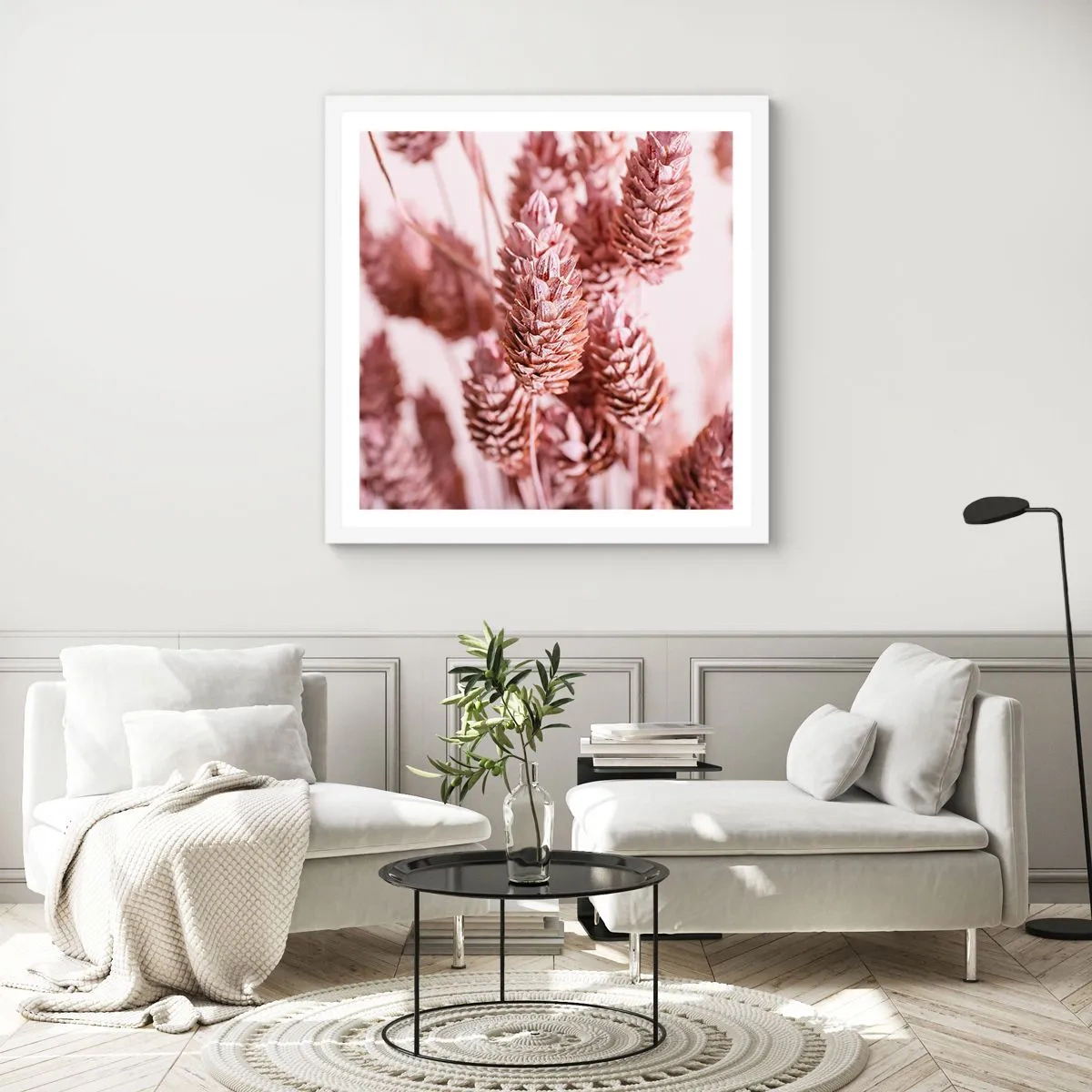 Póster en marco blanco - Aparentemente discreto - 30x30 cm